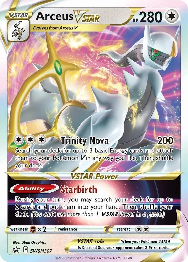 Arceus VSTAR (SWSH307) [Sword & Shield: Black Star Promos] | Odin's Place