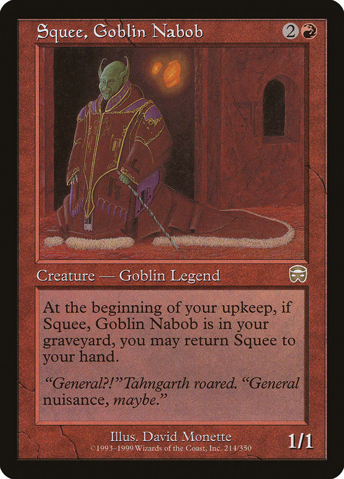 Squee, Goblin Nabob (214) [Mercadian Masques] | Odin's Place