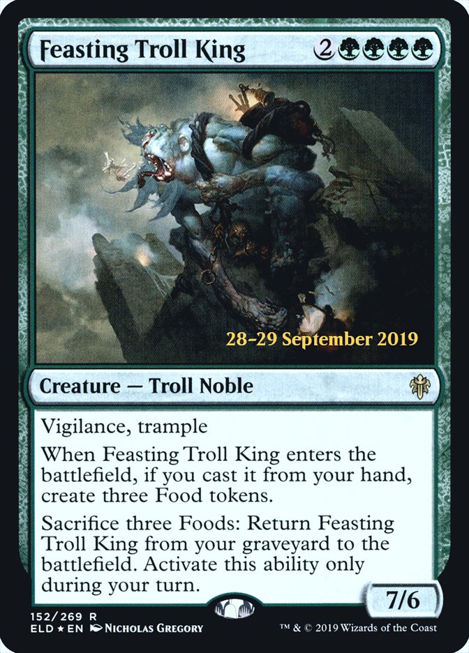 Feasting Troll King [Throne of Eldraine Prerelease Promos] | Odin's Place