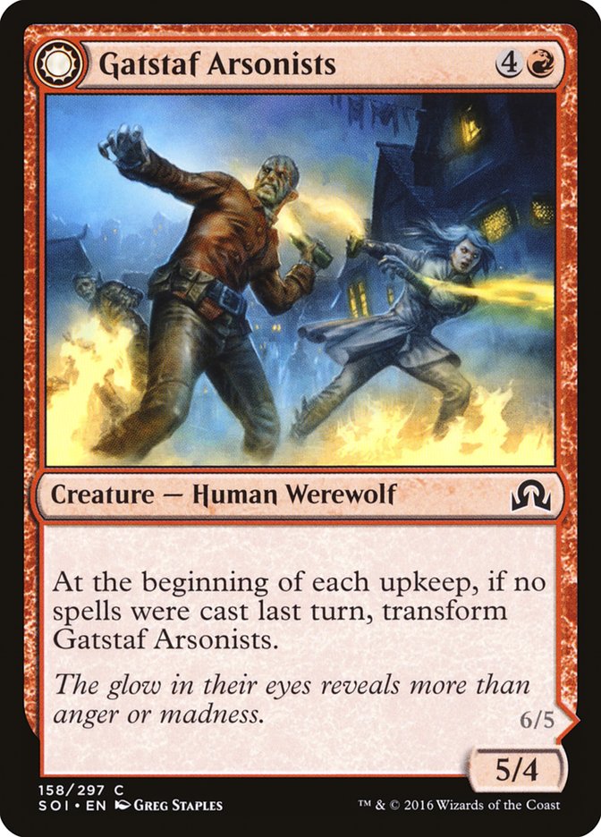 Gatstaf Arsonists // Gatstaf Ravagers [Shadows over Innistrad] | Odin's Place