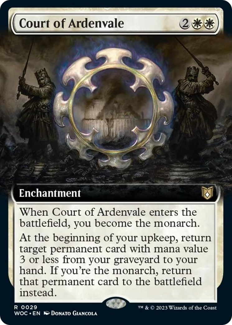 Court of Ardenvale (Extended Art) [Wilds of Eldraine Commander] | Odin's Place