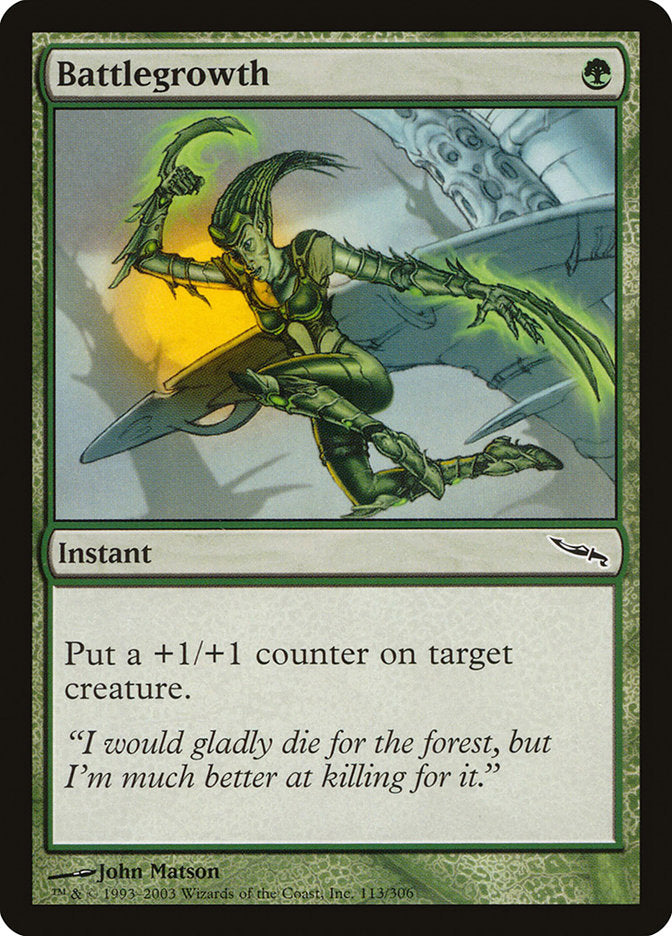 Battlegrowth [Mirrodin] | Odin's Place