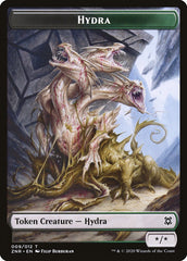 Cat // Hydra Double-Sided Token [Zendikar Rising Tokens] | Odin's Place