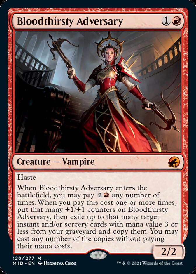 Bloodthirsty Adversary [Innistrad: Midnight Hunt] | Odin's Place