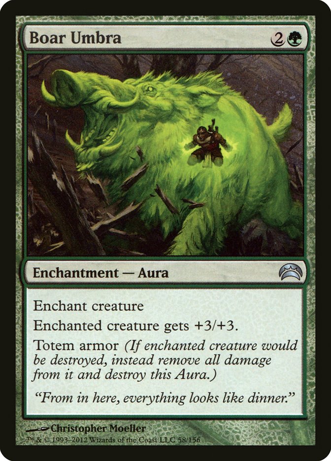 Boar Umbra (58) [Planechase 2012] | Odin's Place