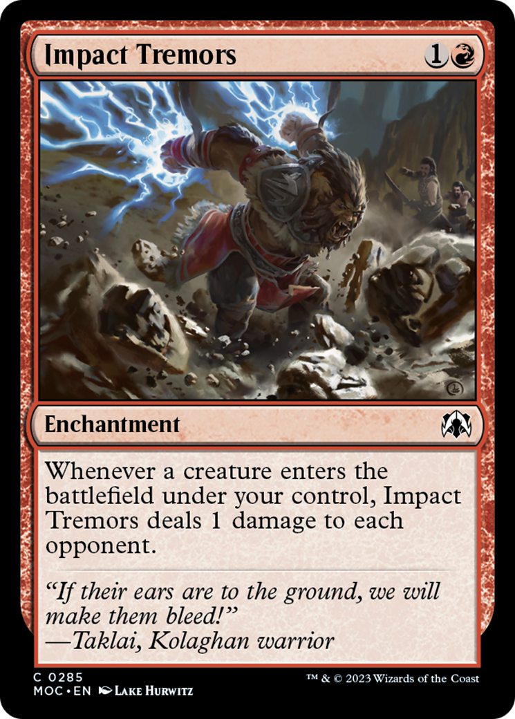 Impact Tremors [March of the Machine Commander] | Odin's Place
