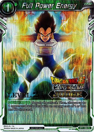 Full Power Energy (Level 2) (BT1-080) [Judge Promotion Cards] | Odin's Place