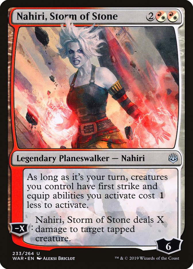 Nahiri, Storm of Stone (233) [War of the Spark] | Odin's Place