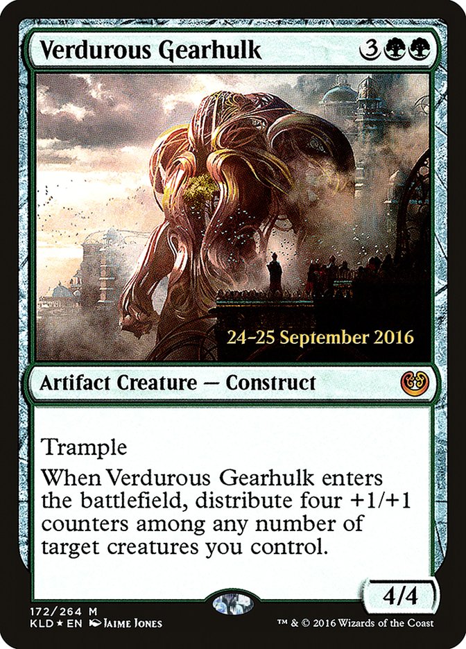 Verdurous Gearhulk (172) [Kaladesh Prerelease Promos] | Odin's Place