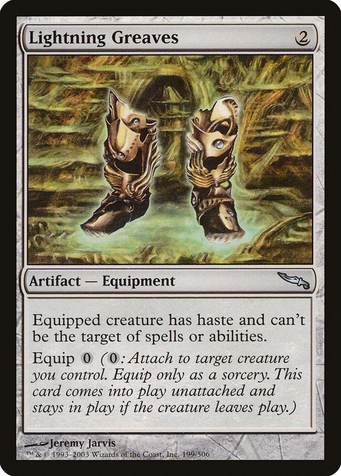 Lightning Greaves (199) [Mirrodin] | Odin's Place