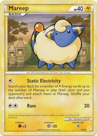 Mareep (13/30) [HeartGold & SoulSilver: Trainer Kit - Raichu] | Odin's Place