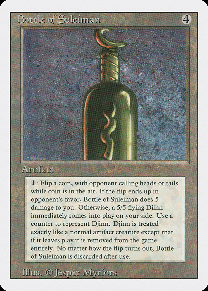 Bottle of Suleiman (237) [Revised Edition] | Odin's Place