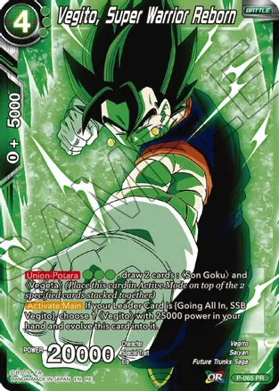 Vegito, Super Warrior Reborn (P-065) [Mythic Booster] | Odin's Place