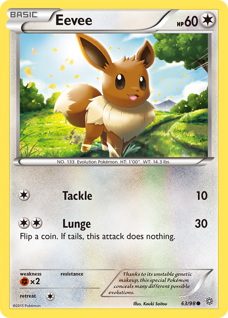 Eevee (63/98) [XY: Ancient Origins] | Odin's Place