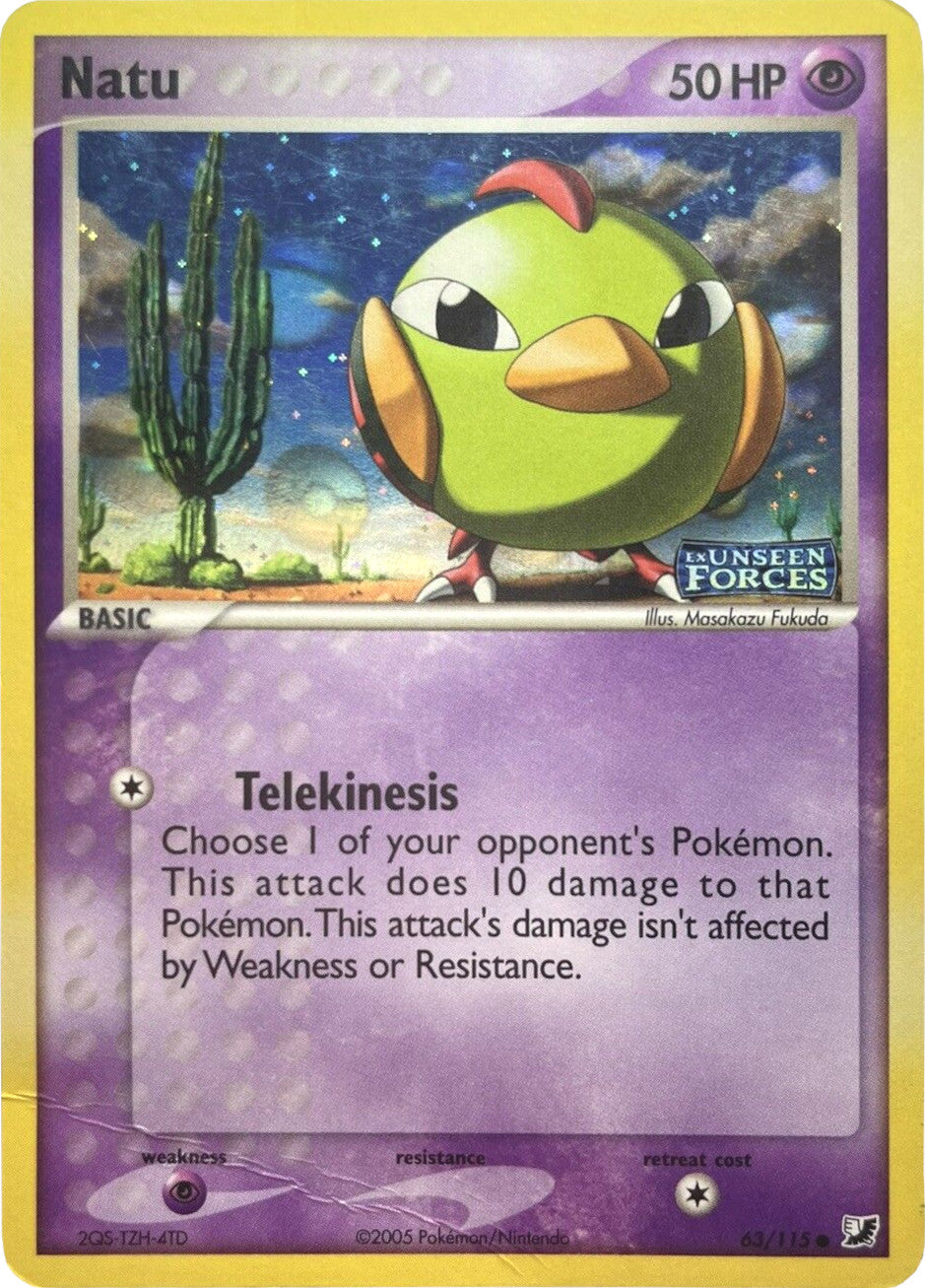 Natu (63/115) (Stamped) [EX: Unseen Forces] | Odin's Place