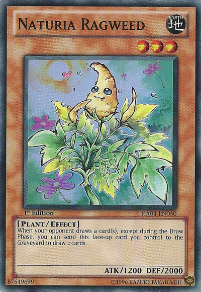 Naturia Ragweed [HA04-EN050] Super Rare | Odin's Place