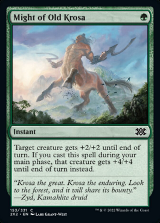 Might of Old Krosa [Double Masters 2022] | Odin's Place