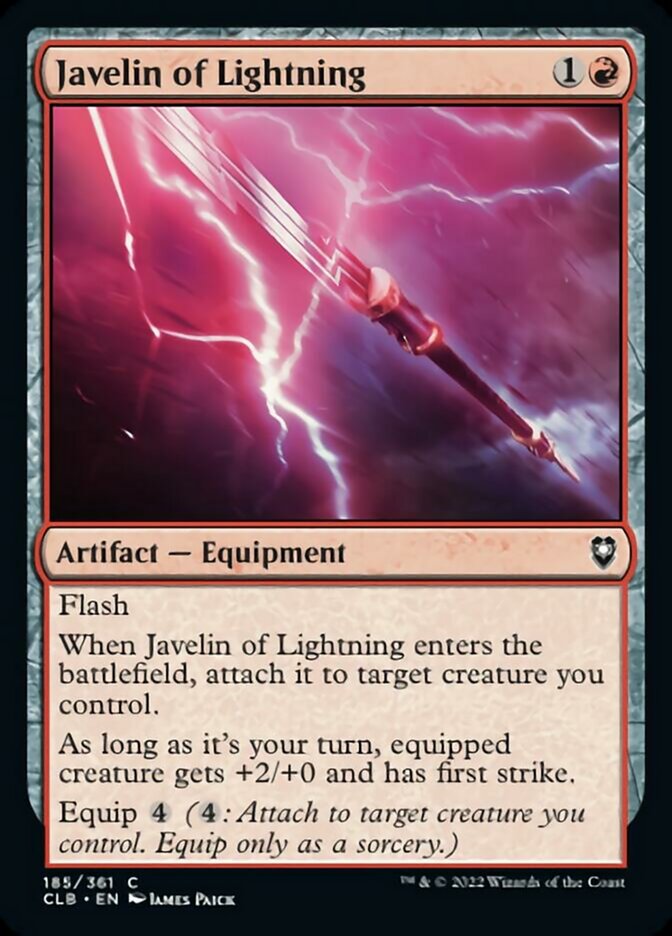 Javelin of Lightning [Commander Legends: Battle for Baldur's Gate] | Odin's Place