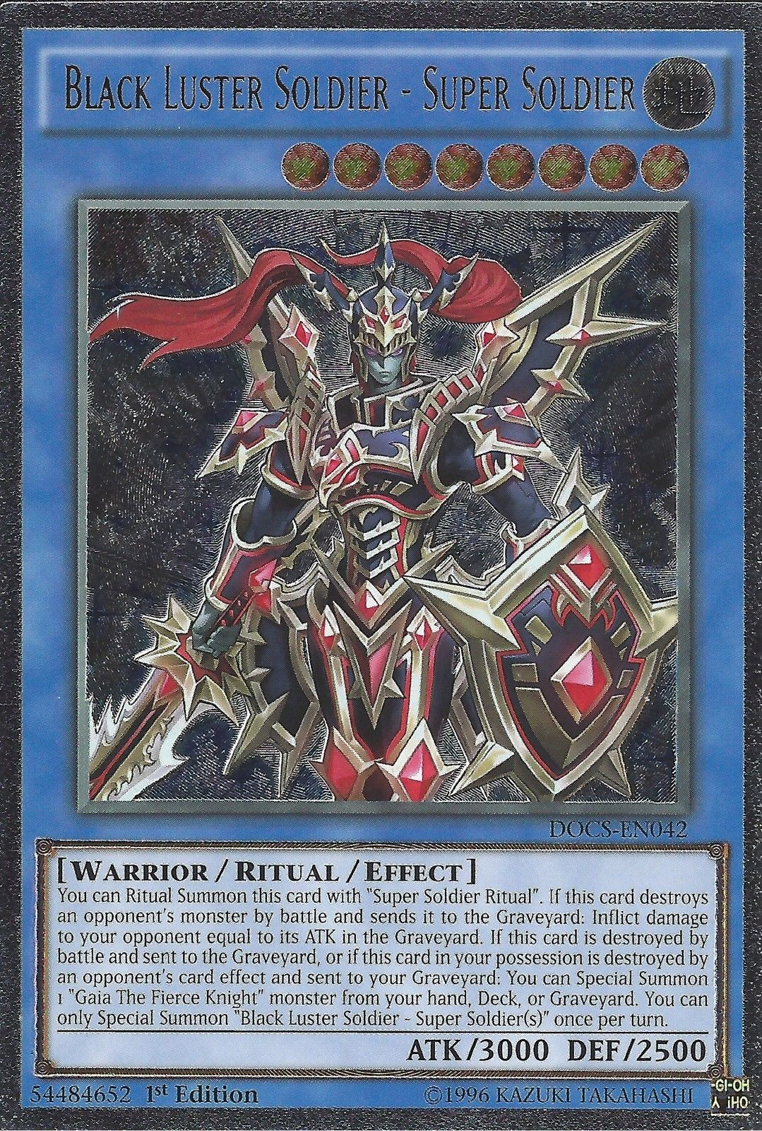 Black Luster Soldier - Super Soldier (UTR) [DOCS-EN042] Ultimate Rare | Odin's Place