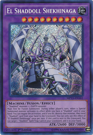 El Shaddoll Shekhinaga [MP15-EN161] Secret Rare | Odin's Place