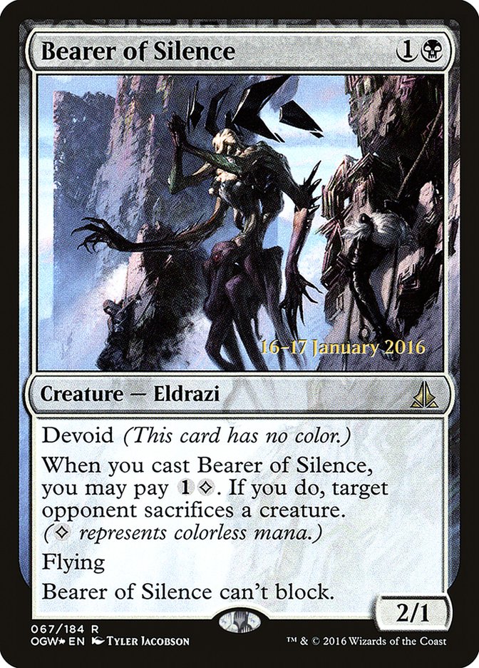 Bearer of Silence (67) [Oath of the Gatewatch Prerelease Promos] | Odin's Place