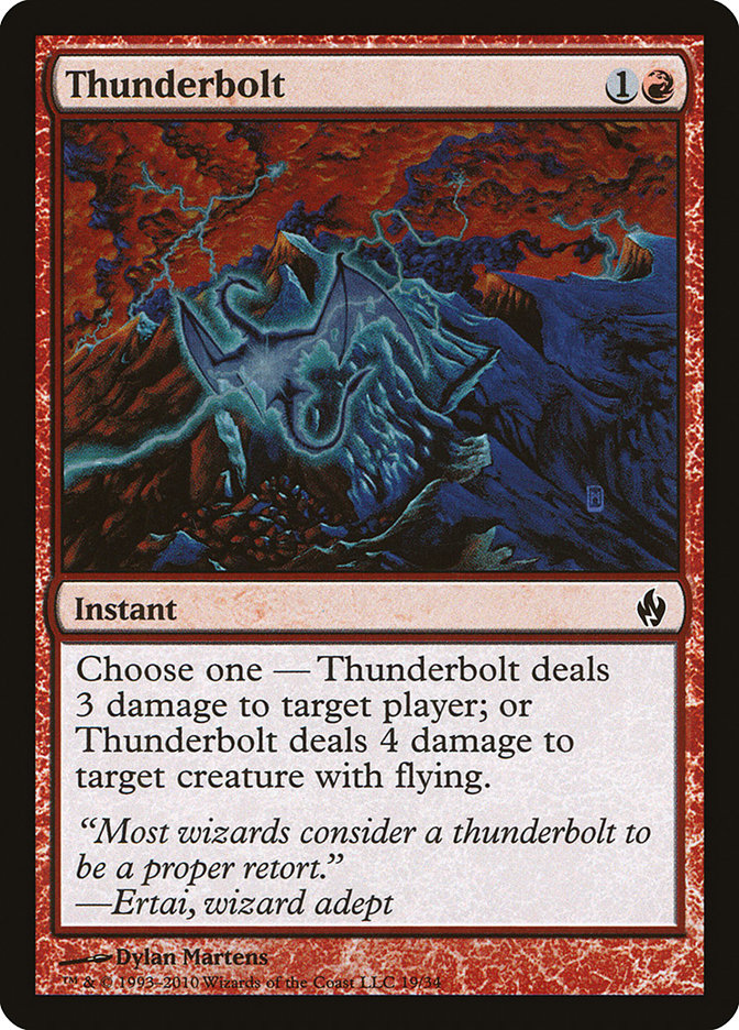 Thunderbolt (19) [Premium Deck Series: Fire and Lightning] | Odin's Place