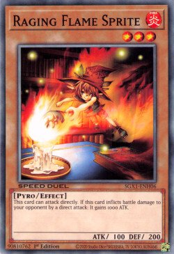 Raging Flame Sprite [SGX1-ENH06] Common | Odin's Place