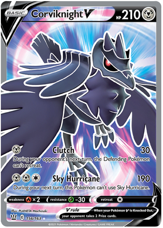 Corviknight V (156/163) [Sword & Shield: Battle Styles] | Odin's Place