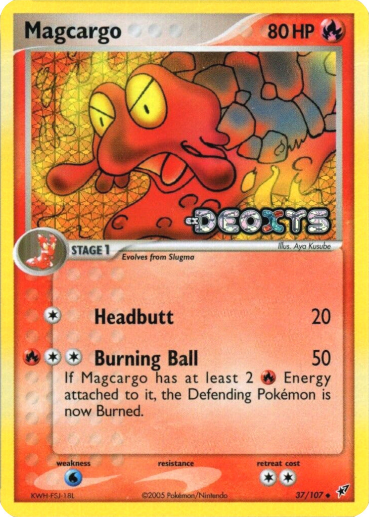 Magcargo (37/107) (Stamped) [EX: Deoxys] | Odin's Place