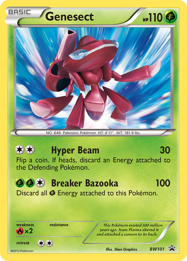 Genesect (BW101) [Black & White: Black Star Promos] | Odin's Place