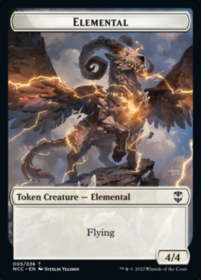 Clue // Elemental (005) Double-Sided Token [Streets of New Capenna Commander Tokens] | Odin's Place
