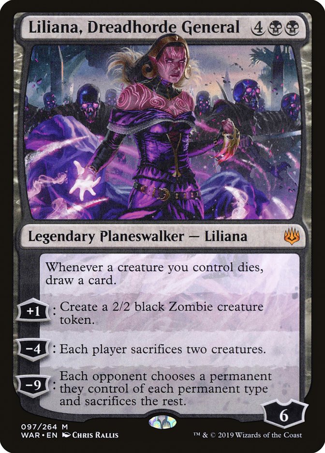 Liliana, Dreadhorde General (97) [War of the Spark] | Odin's Place