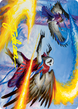 Teach by Example Art Card (Gold-Stamped Signature) [Strixhaven: School of Mages Art Series] | Odin's Place