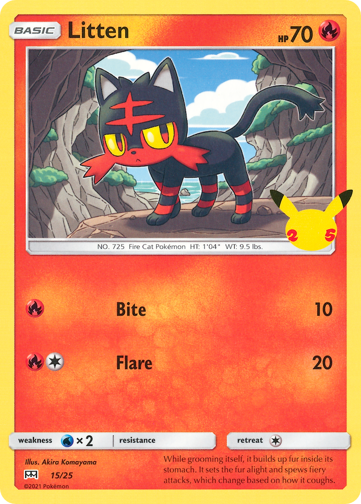 Litten (15/25) [McDonald's 25th Anniversary] | Odin's Place
