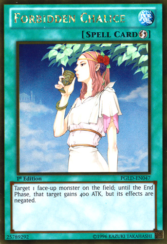 Forbidden Chalice [PGLD-EN047] Gold Rare | Odin's Place