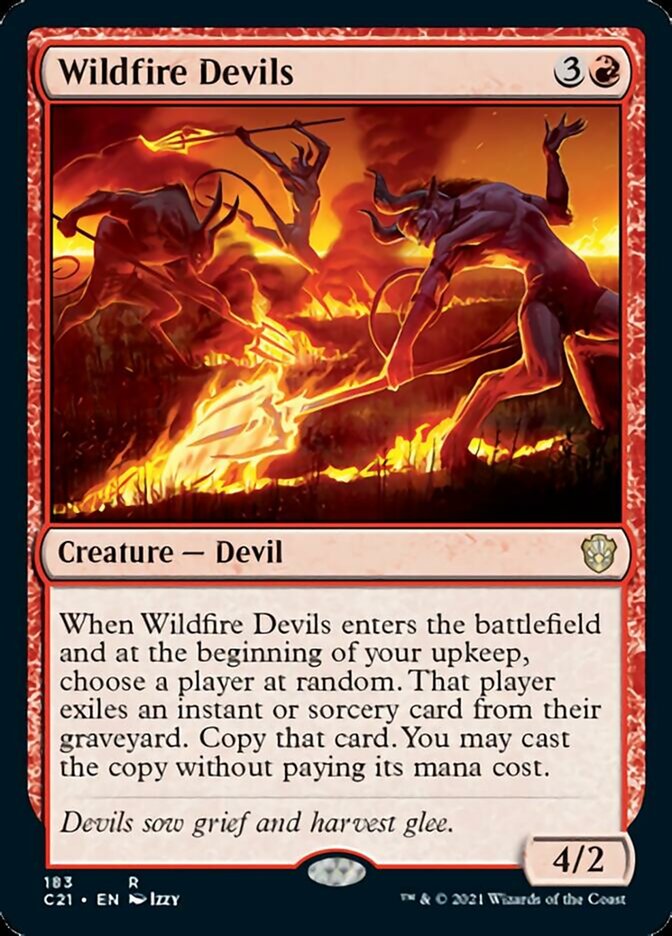 Wildfire Devils [Commander 2021] | Odin's Place