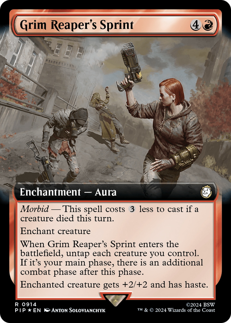 Grim Reaper's Sprint (Extended Art) (Surge Foil) [Fallout] | Odin's Place