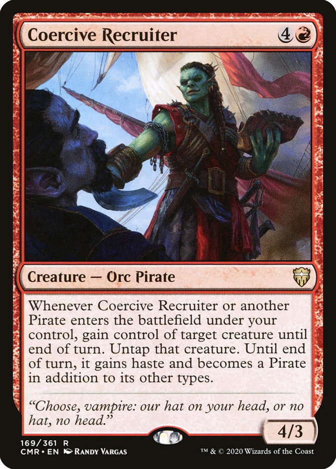 Coercive Recruiter [Commander Legends] | Odin's Place
