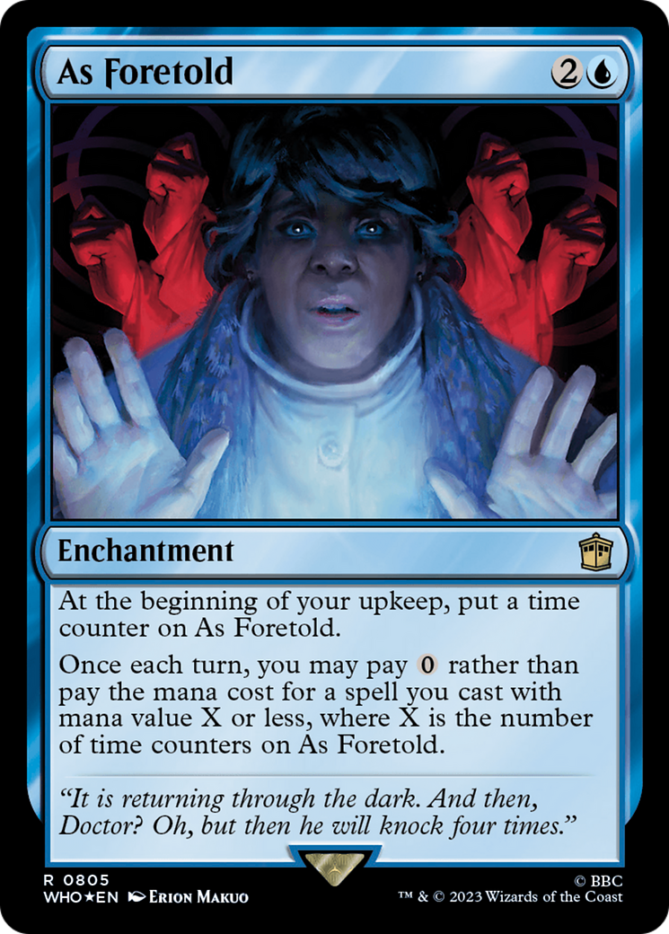 As Foretold (Surge Foil) [Doctor Who] | Odin's Place