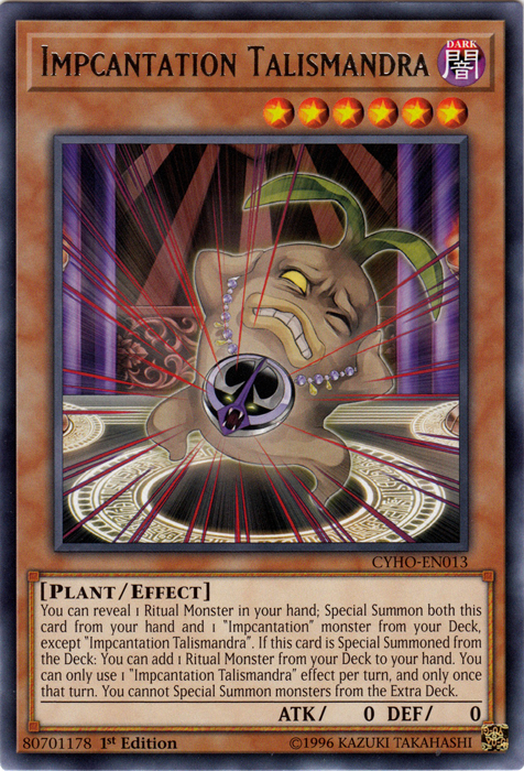 Impcantation Talismandra [CYHO-EN013] Rare | Odin's Place