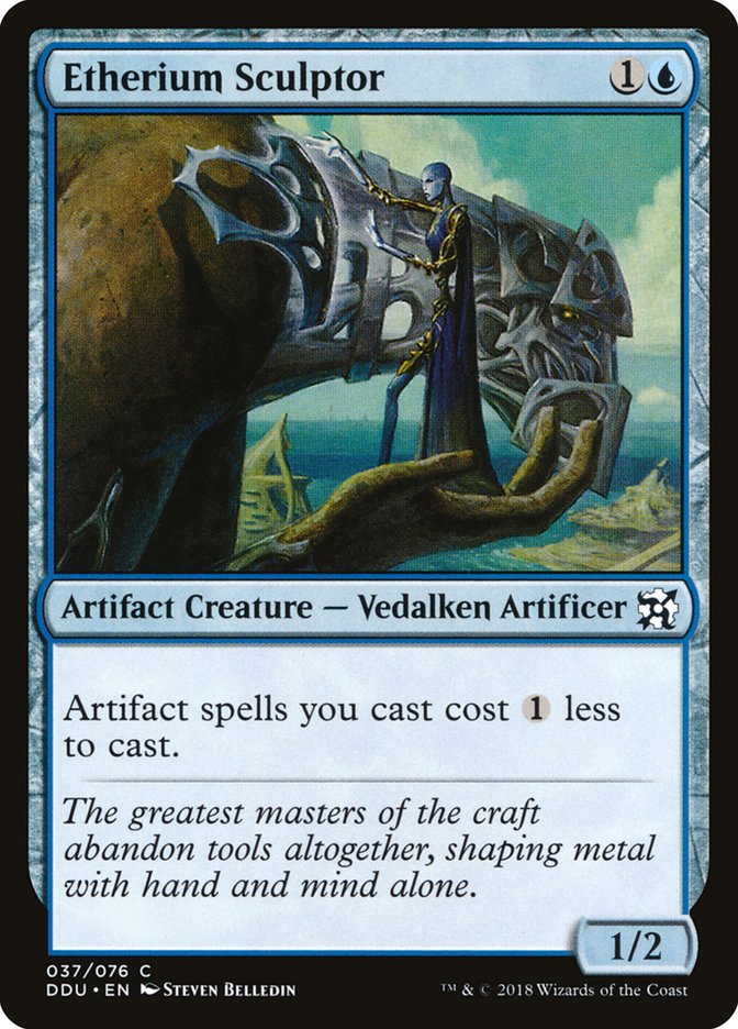 Etherium Sculptor (37) [Duel Decks: Elves vs. Inventors] | Odin's Place