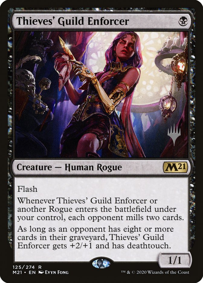 Thieves' Guild Enforcer (Promo Pack) [Core Set 2021 Promos] | Odin's Place