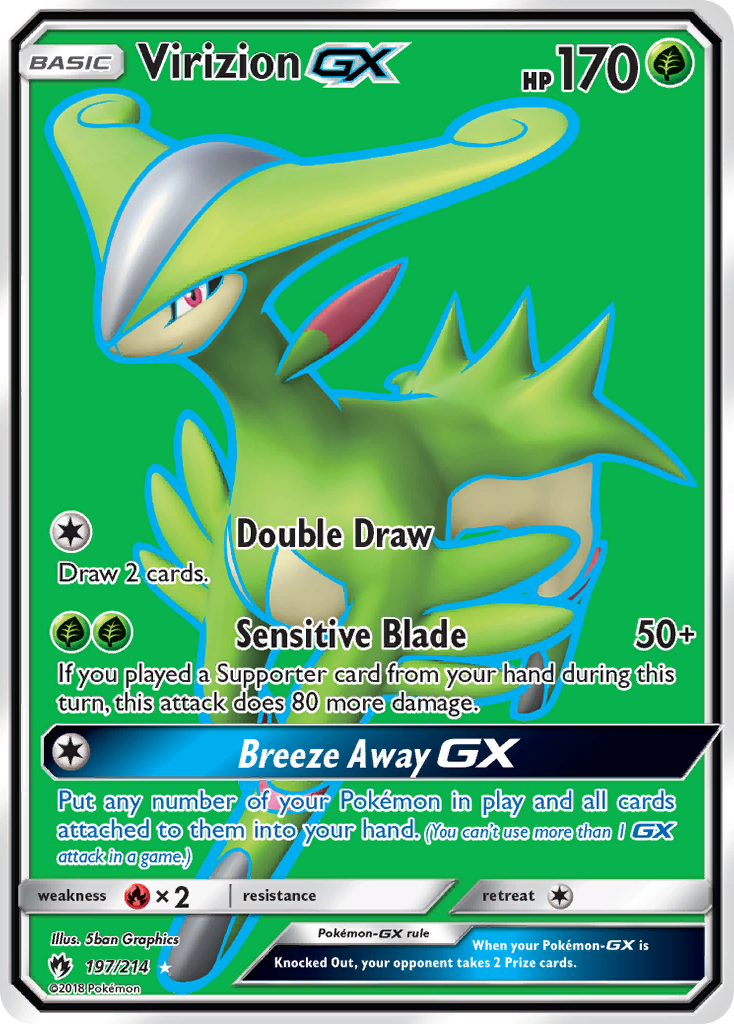 Virizion GX (197/214) [Sun & Moon: Lost Thunder] | Odin's Place