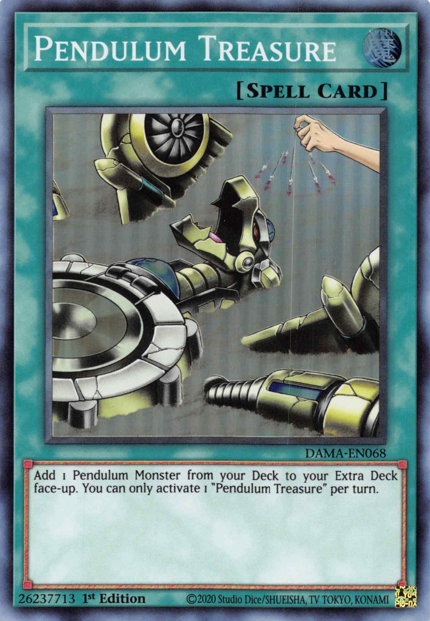 Pendulum Treasure [DAMA-EN068] Super Rare | Odin's Place