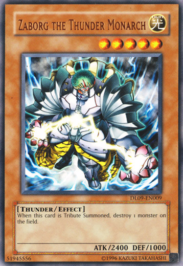 Zaborg the Thunder Monarch (Bronze) [DL09-EN009] Rare | Odin's Place