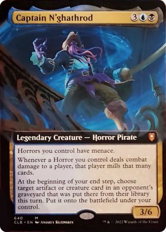 Captain N'ghathrod (Extended Art) [Commander Legends: Battle for Baldur's Gate] | Odin's Place