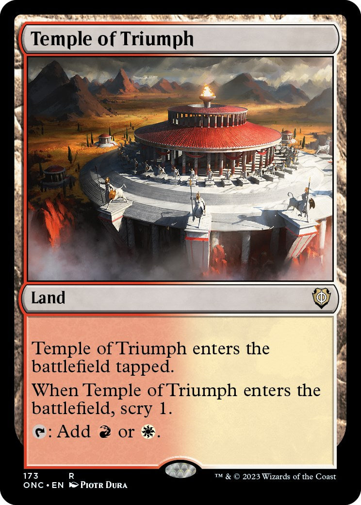 Temple of Triumph [Phyrexia: All Will Be One Commander] | Odin's Place