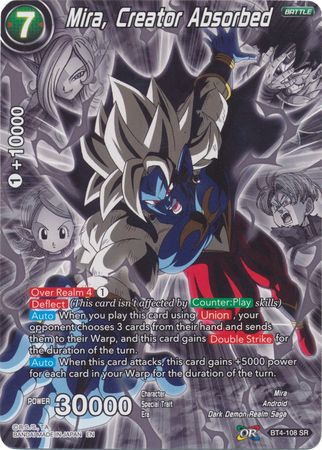 Mira, Creator Absorbed (Alternate Art) (BT4-108) [Special Anniversary Set 2020] | Odin's Place