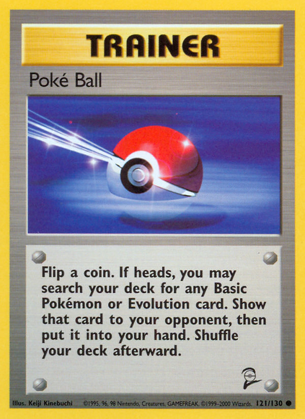 Poke Ball (121/130) [Base Set 2] | Odin's Place