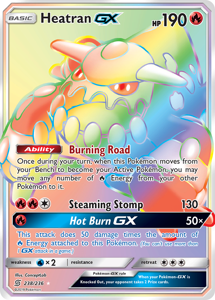 Heatran GX (238/236) [Sun & Moon: Unified Minds] | Odin's Place